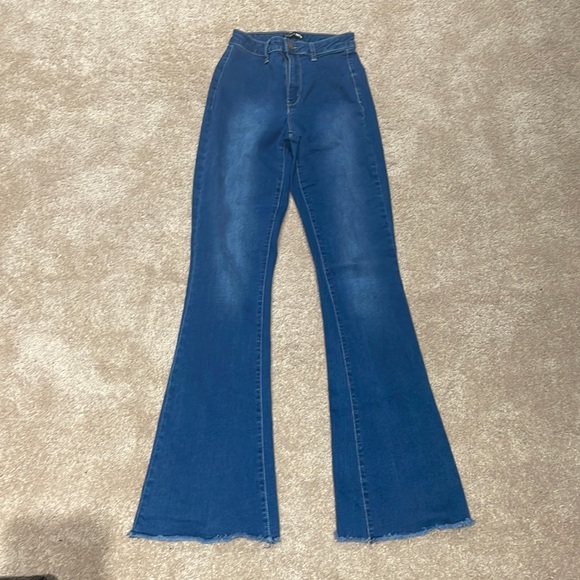 High Waist Flare Jeans - Picture 1 of 3